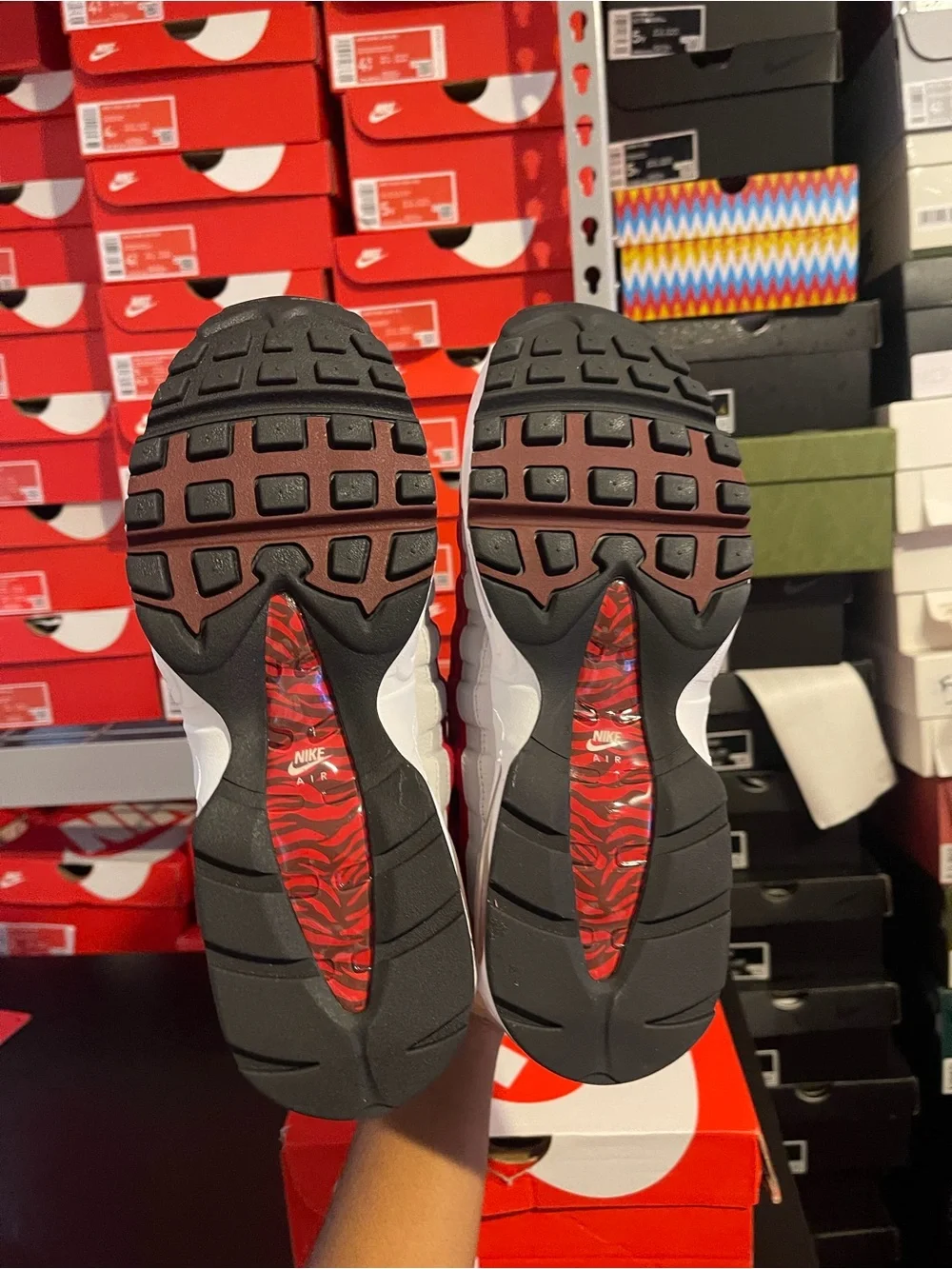 Nike Air Max 95 Morehouse Men’s Sneakers in Black/Red/White Size 9